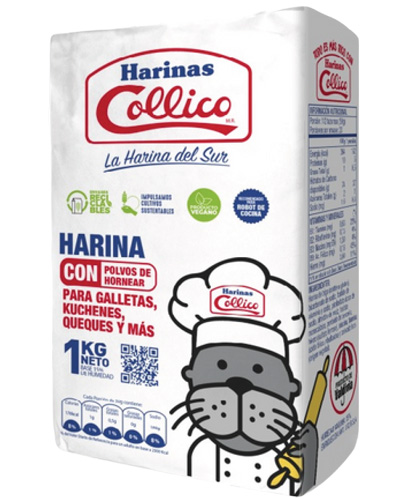 HARINA TODO USO CON POLVOS DE HORNEAR