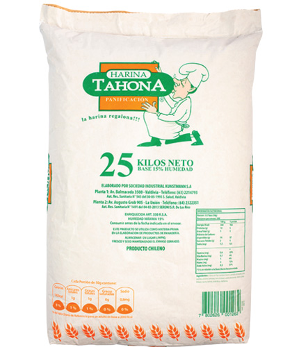 HARINA PANIFICACIÓN TAHONA