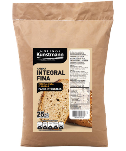 HARINA INTEGRAL DE TRIGO FINA MOLINOS KUNSTMANN